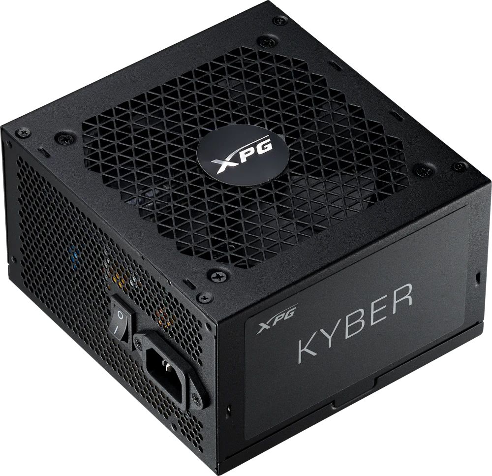 картинка Блок питания ADATA XPG KYBER 650 RTL (KYBER650G-BKCEU), 650Вт, 80 PLUS Gold, 120мм, черный от магазина КомпьютерЦентр