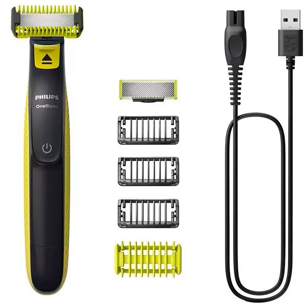 картинка Триммер для бороды и усов Philips One blade QP 2824/ 10 от магазина КомпьютерЦентр