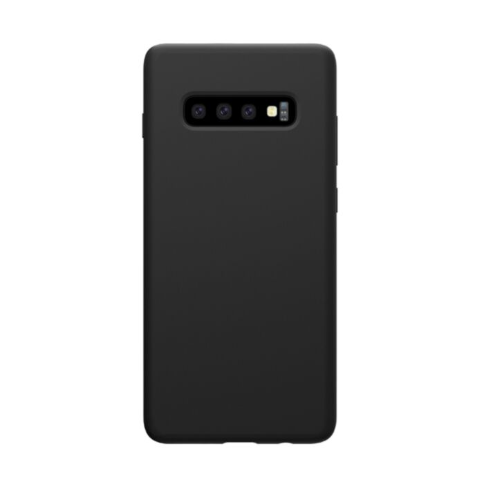 картинка Чехол-накладка Silky Touch для Samsung Galaxy S10+ черный от магазина КомпьютерЦентр