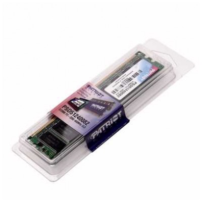 картинка Оперативная память Patriot DIMM DDR 512Mb 400MHz PC-3200 от магазина КомпьютерЦентр