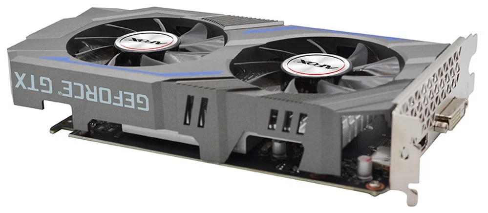 картинка Видеокарта 4Gb DDR6 GeForce GTX1650 AFOX Dual FAN Retail (AF1650-4096D6H1-V4) от магазина КомпьютерЦентр