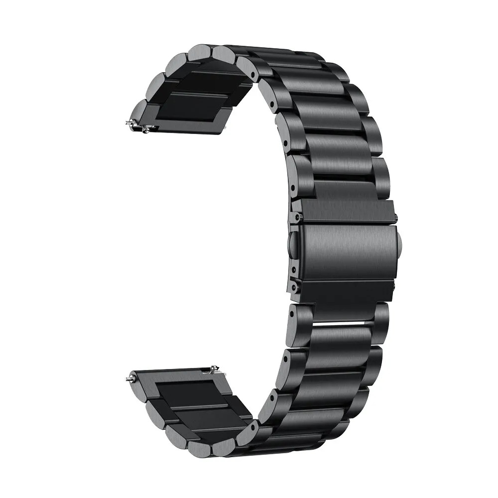 картинка Классический металлический ремешок для Samsung Galaxy Watch 42mm/ Gear S2/ Galaxy Watch 3 41mm/ Galaxy Watch 4 (20мм) 0097-02-4, черный от магазина КомпьютерЦентр