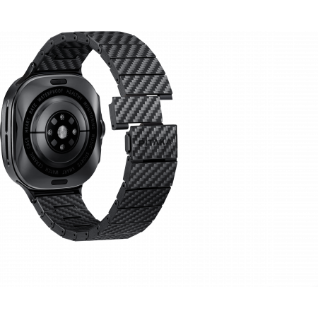 картинка Браслет PITAKA Carbon Watch band for Galaxy Watch Ultra Black/ Grey от магазина КомпьютерЦентр