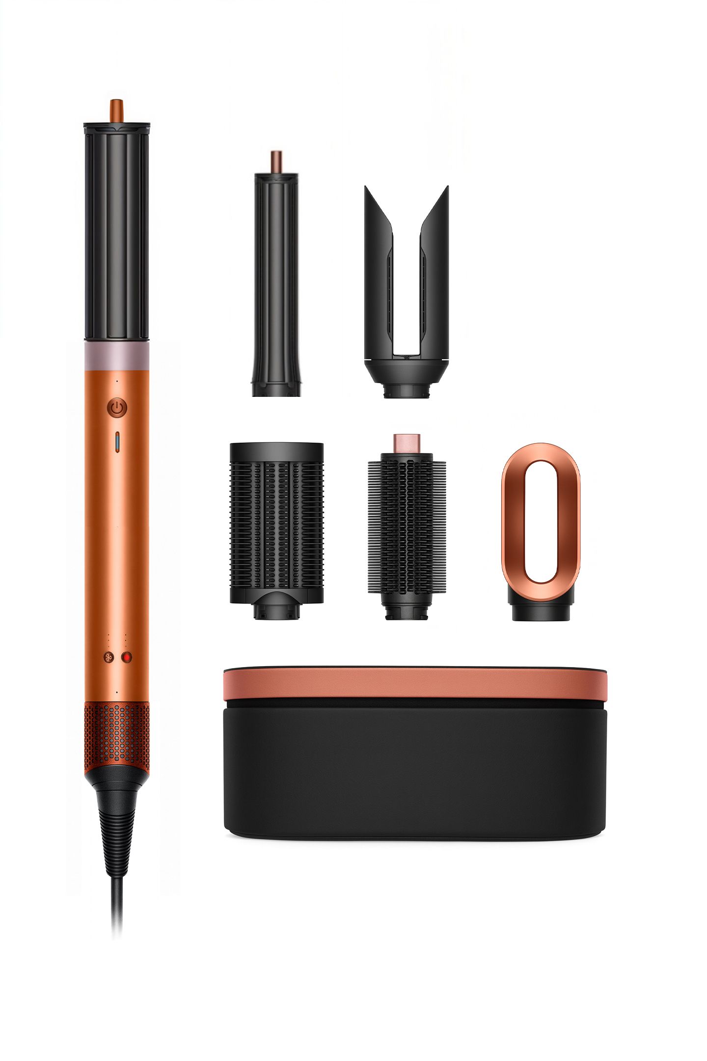 картинка Фен-стайлер Dyson HS09 Airwrap Co-anda 2x Diffuser Amber Silk EU от магазина КомпьютерЦентр