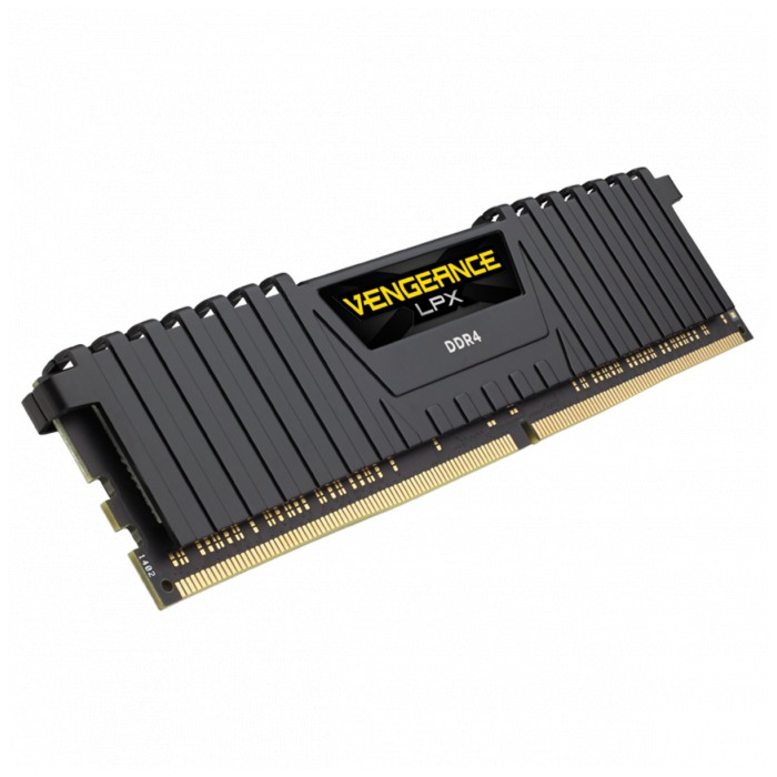 картинка Оперативная память Corsair DIMM DDR4 16Gb 3000MHz PC4-24000 Vengeance LPX Black CL15 (CMK16GX4M1B3000C15) от магазина КомпьютерЦентр