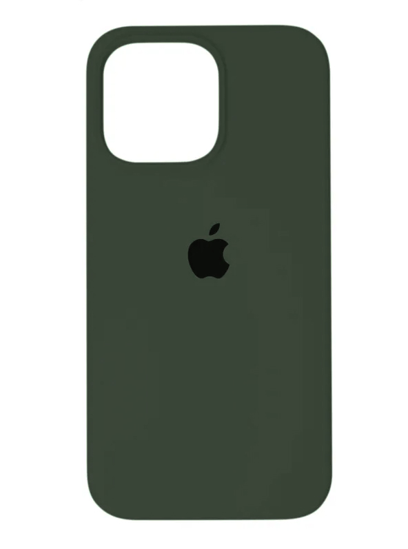 картинка Чехол Silicone case Full for iPhone 15Pro Forest Green от магазина КомпьютерЦентр