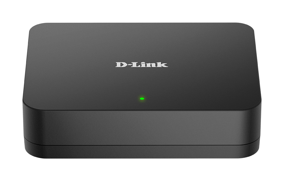 картинка Switch 5-port D-Link DGS-1005A/ G1A, 10/ 100/ 1000BaseT неуправляемый от магазина КомпьютерЦентр