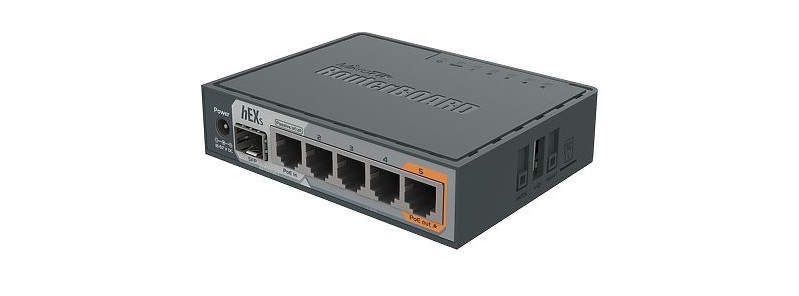 картинка PoE-маршрутизатор MikroTik RB760iGS (HEX S) от магазина КомпьютерЦентр