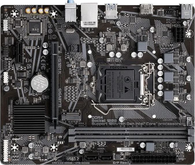картинка Материнская плата Gigabyte H510M K от магазина КомпьютерЦентр