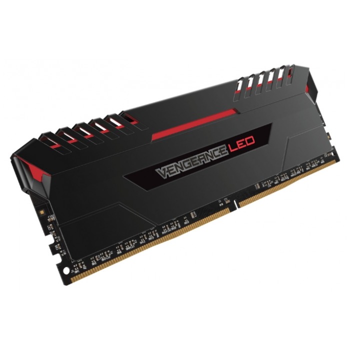 картинка Набор модулей памяти Corsair DIMM DDR4 16Gb (2 x 8Gb) 3000MHz PC4-24000 CL15 Vengeance Led  (CMU16GX4M2C3000C15R) от магазина КомпьютерЦентр