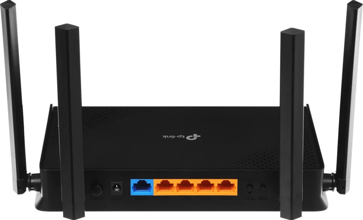 картинка Маршрутизатор TP-Link Archer BE220, Wi-Fi 7, 2.4/ 5ГГц, 4 LAN, двухдиапазонный беспроводной маршрутизатор от магазина КомпьютерЦентр