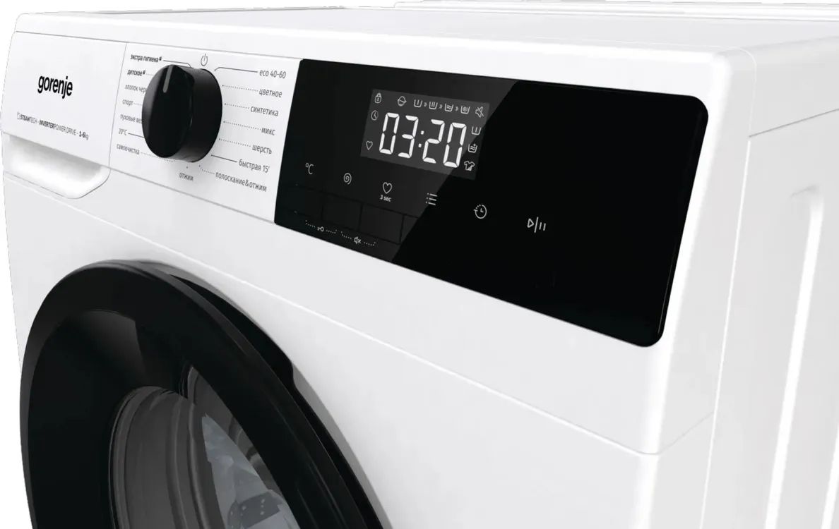 картинка Стиральная машина Gorenje W1NHPI60SCSIRV, белый от магазина КомпьютерЦентр