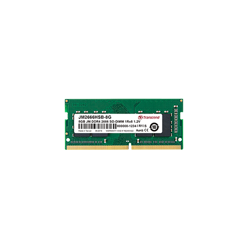 картинка SO-DIMM DDR4 8Gb 2666MHz PC4-21300 Transcend 1.2V CL19 (JM2666HSG-8G) от магазина КомпьютерЦентр