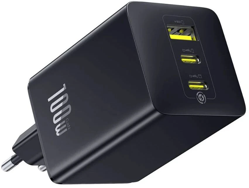 картинка СЗУ Baseus EnerFill FE11 Fast Charger 2C+U 100W Cosmic Black от магазина КомпьютерЦентр