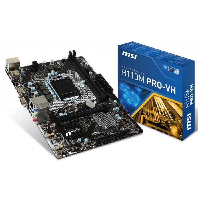 картинка Материнская плата MSI H110M PRO-VH (H110M PRO-VH) от магазина КомпьютерЦентр