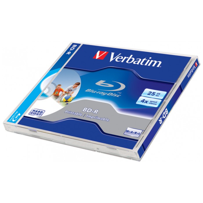 картинка Диск Verbatim BD-R Blu-ray Disd 6x 25Gb Jewel Case от магазина КомпьютерЦентр