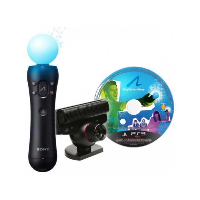 картинка  Sony Джойстик PlayStation Move + Eye camera + BluRay disk (PS719173373) от магазина КомпьютерЦентр