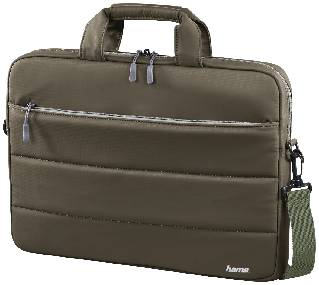 картинка Сумка для ноутбука Hama Toronto 17.3'' оливковый нейлон (00216574) от магазина КомпьютерЦентр