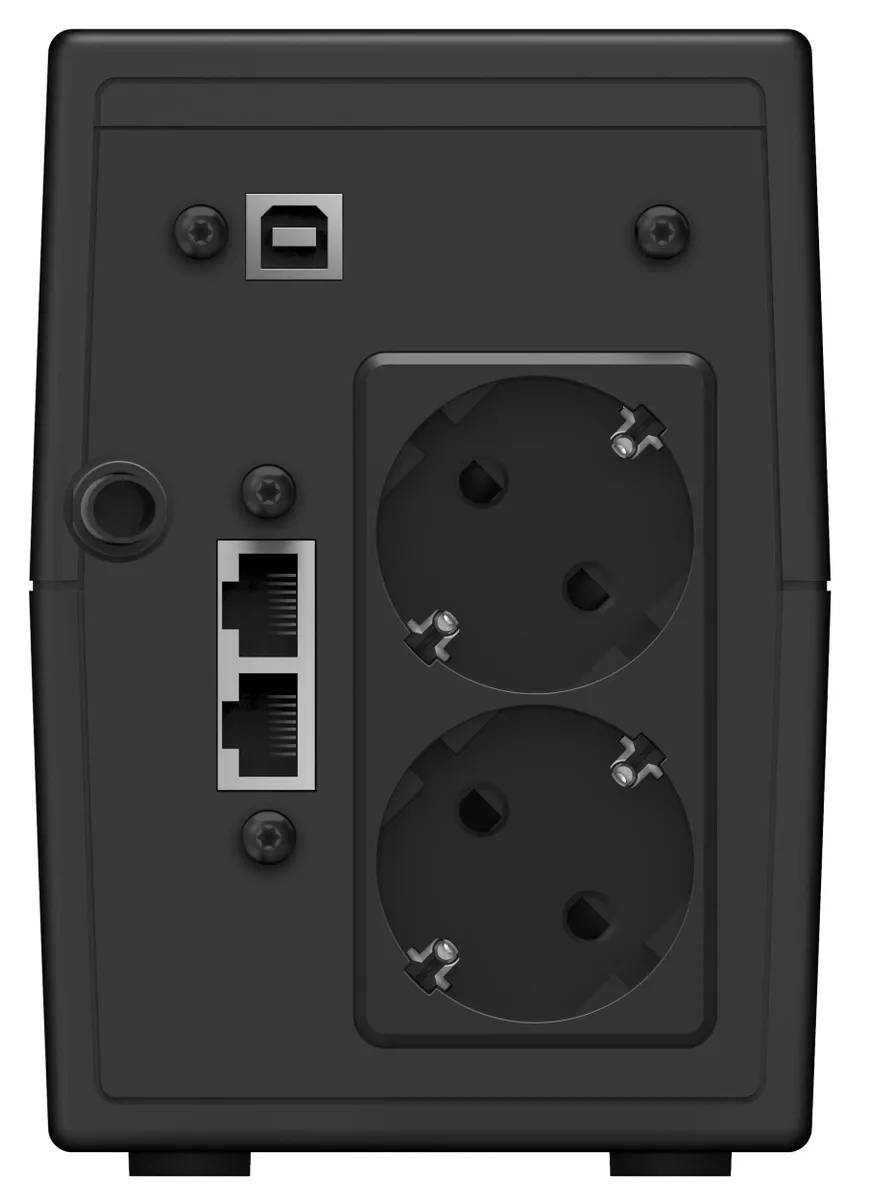 картинка ИБП Ippon Back Power Pro II Euro 650 360Вт 650ВА черный 1005511 от магазина КомпьютерЦентр