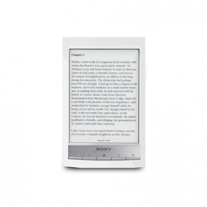 картинка Электронная книга Sony PRS-T1 White (PRS-T1/WC) от магазина КомпьютерЦентр