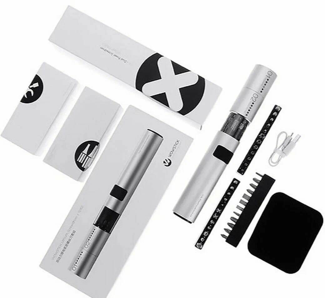 картинка Электрическая отвертка Xiaomi Wowstick SD 36 in 1 Screwdriver Set Silver от магазина КомпьютерЦентр
