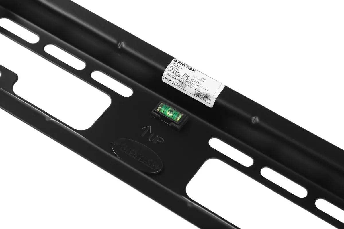 картинка Крепление Kromax FLAT-1 32''-90'', черный, настенный, фиксированный 26007 от магазина КомпьютерЦентр