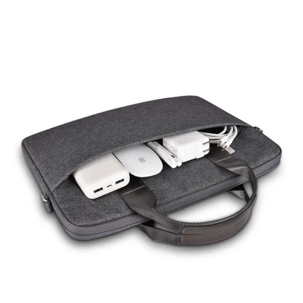 картинка Сумка для ноутбука WIWU Minimalist Laptop Bag 2 for MacBook 15.6'' Gray от магазина КомпьютерЦентр