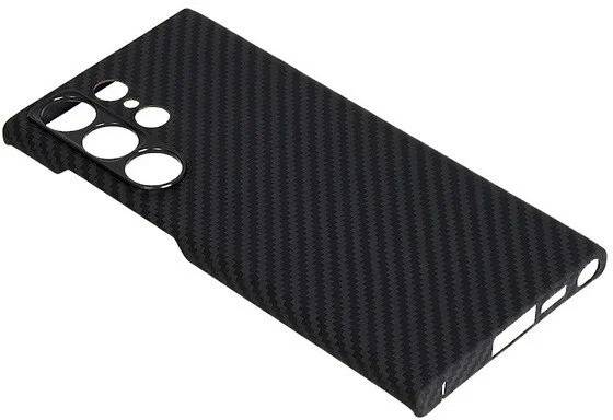 картинка Чехол-накладка Kevlar Soft touch with MagSafe для Samsung Galaxy S24 Ultra Black от магазина КомпьютерЦентр