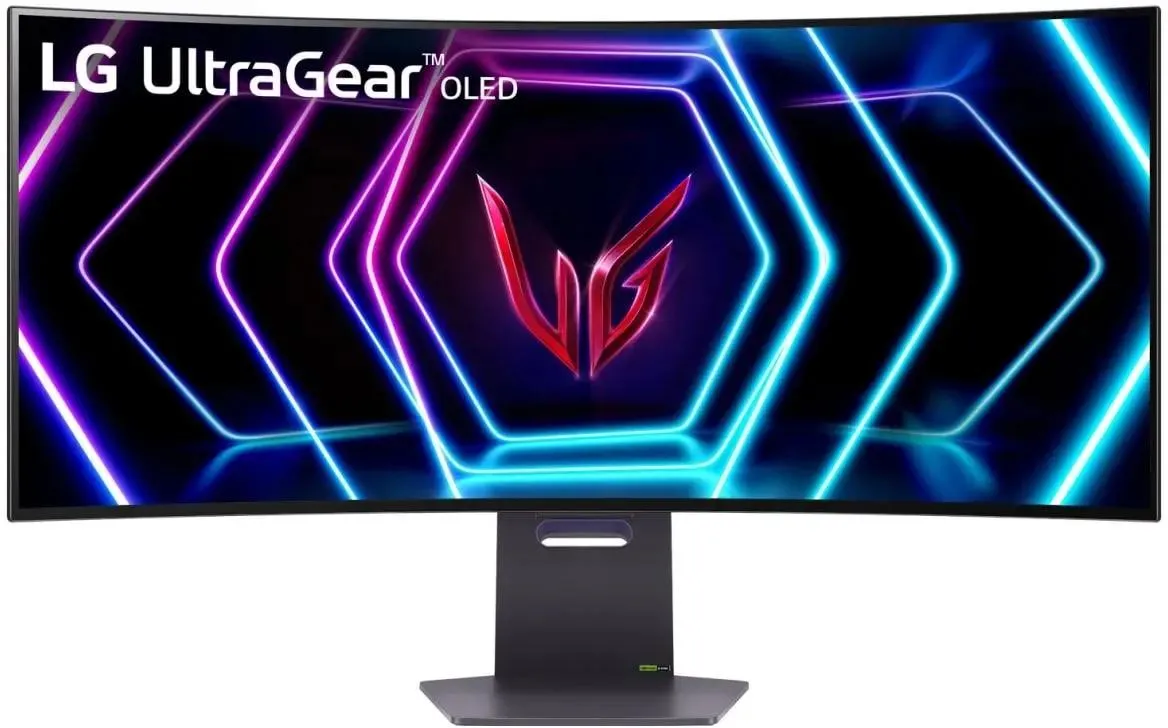 картинка Монитор 39'' LG 39GS95QE-B OLED 2K черный Cur (39GS95QE-B.ARUZ) от магазина КомпьютерЦентр