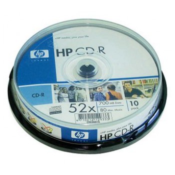 картинка Диски HP CD-R 700Мb 52x Cake 10 pack от магазина КомпьютерЦентр
