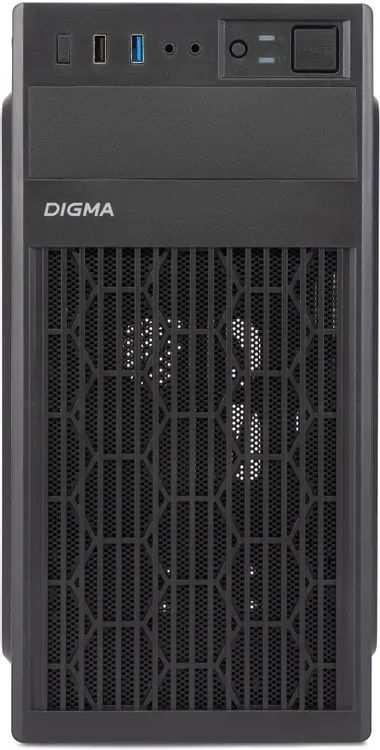 картинка Корпус Digma DCC-MN302, черный, без БП, mATX от магазина КомпьютерЦентр