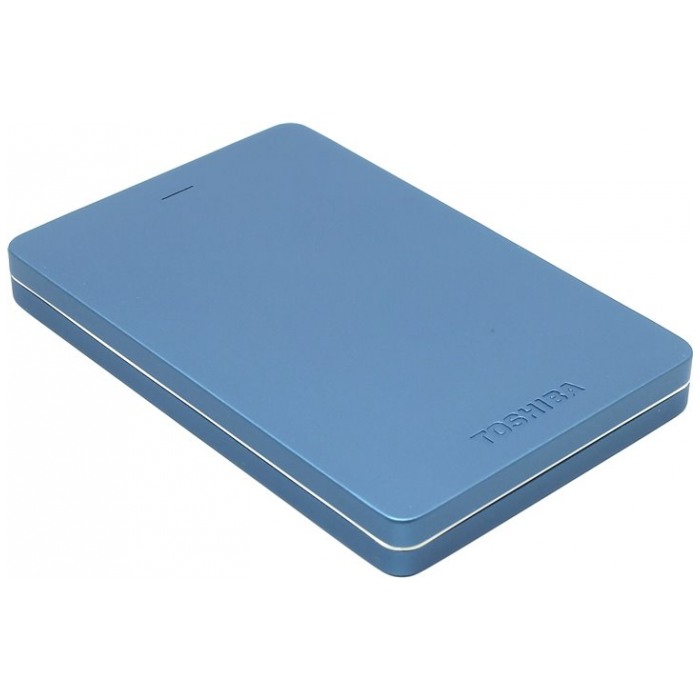 картинка Жесткий диск внешний Toshiba 1Tb 2.5″ Stor.E Canvio Alu S3 Blue USB 3.0 (HDTH310EL3AA) от магазина КомпьютерЦентр