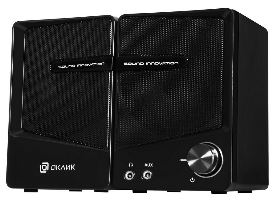 картинка Акустика Oklick OK-126 2.0 6Вт Black от магазина КомпьютерЦентр