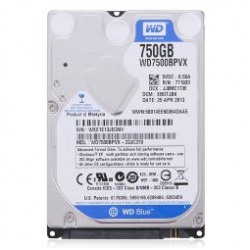картинка Жесткий диск Western Digital 750Gb Blue 2.5″ SATA3 5400 rpm 8Mb (WD7500BPVX) от магазина КомпьютерЦентр