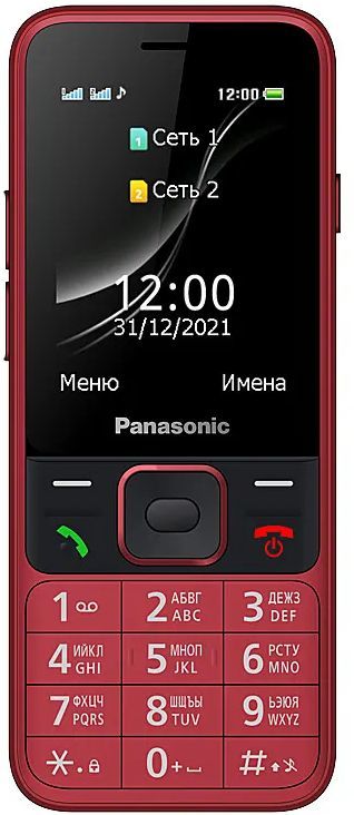 картинка Телефон мобильный Panasonic TF200 Red (KX-TF200RUR) от магазина КомпьютерЦентр