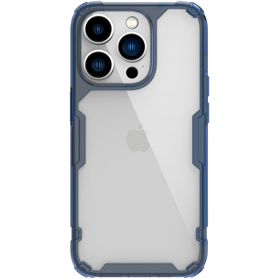 картинка Чехол Nillkin Nature TPU Pro накладка на Apple iPhone 14 Pro, синий от магазина КомпьютерЦентр