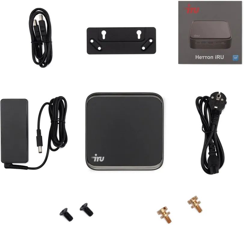 картинка Неттоп IRU (1975175) 310TLCN Core i5 1135G7 (2,4 ГГц)/  16ГБ/  512ГБ SSD/  Iris Xe/  WiFi / BT /  no OS/  Black от магазина КомпьютерЦентр