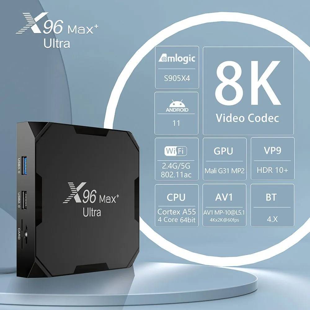 картинка Медиаплеер X96 Ultra; Amlogic S905X4 от магазина КомпьютерЦентр