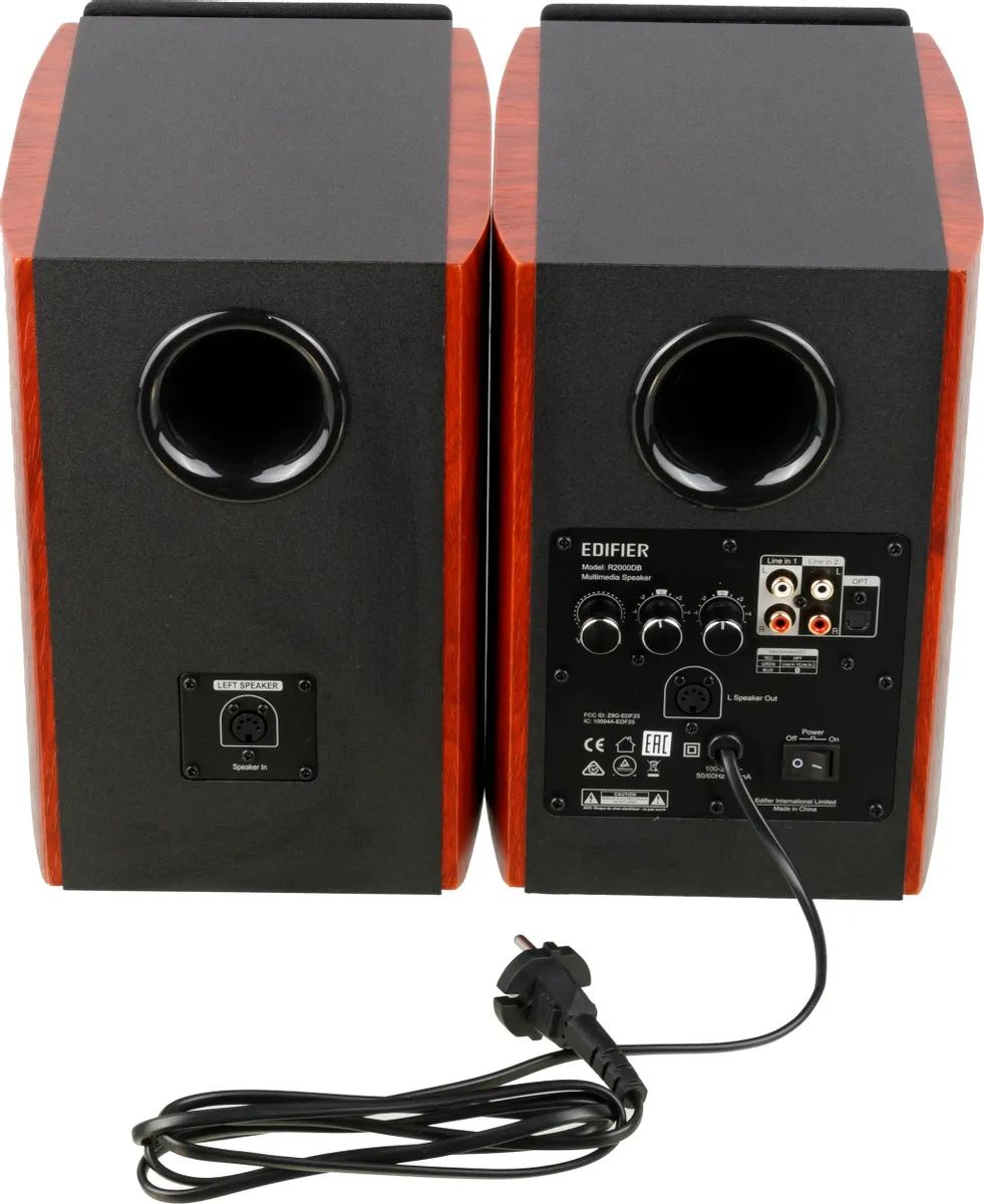 картинка Акустика 2,0 Edifier R2000DB 2.0 т.дерево 120Вт BT R2000DB WOOD от магазина КомпьютерЦентр