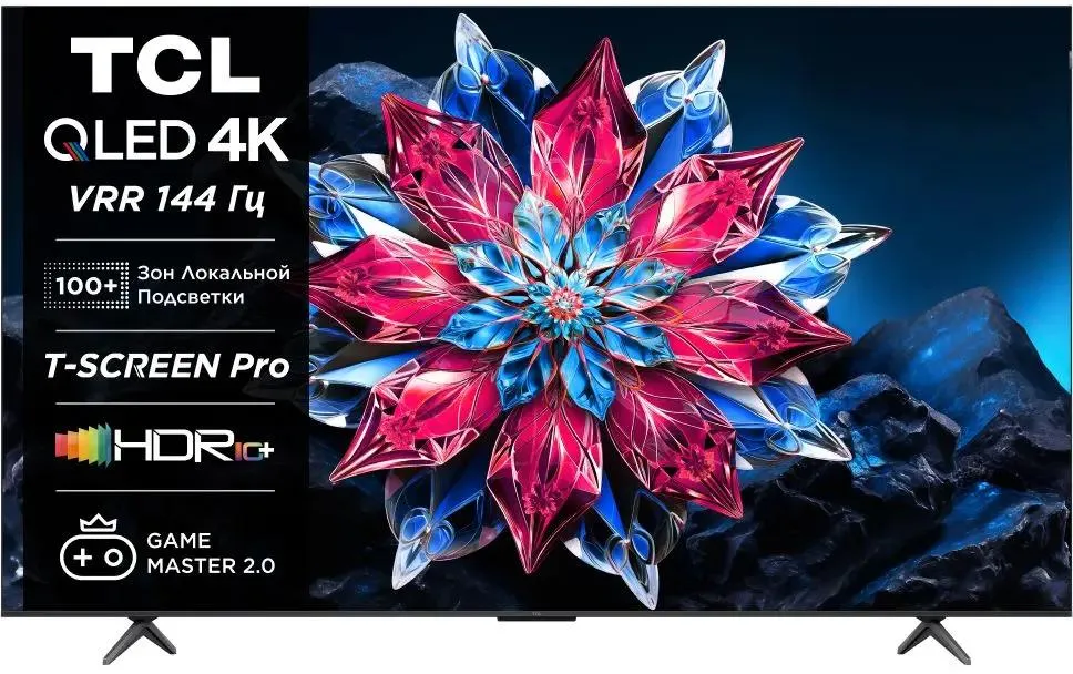 картинка Телевизор QLED TCL 85'' 85C655PRO Smart / 4K Ultra HD, черный от магазина КомпьютерЦентр