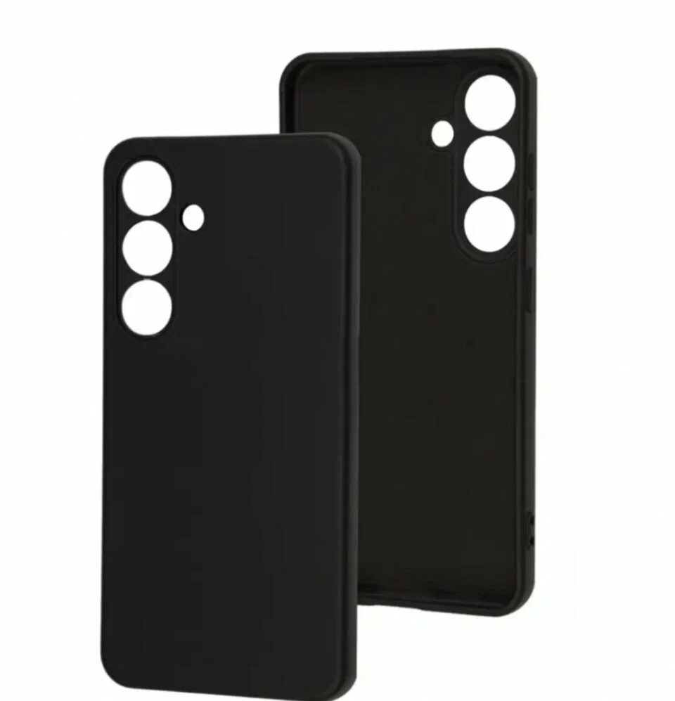картинка Чехол-накладка Silicone Case Full для Samsung Galaxy S24 Черный от магазина КомпьютерЦентр