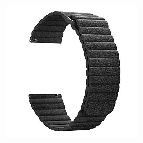 картинка Ремешок Samsung Galaxy Watch 46mm (22mm) Leather Loop Black от магазина КомпьютерЦентр