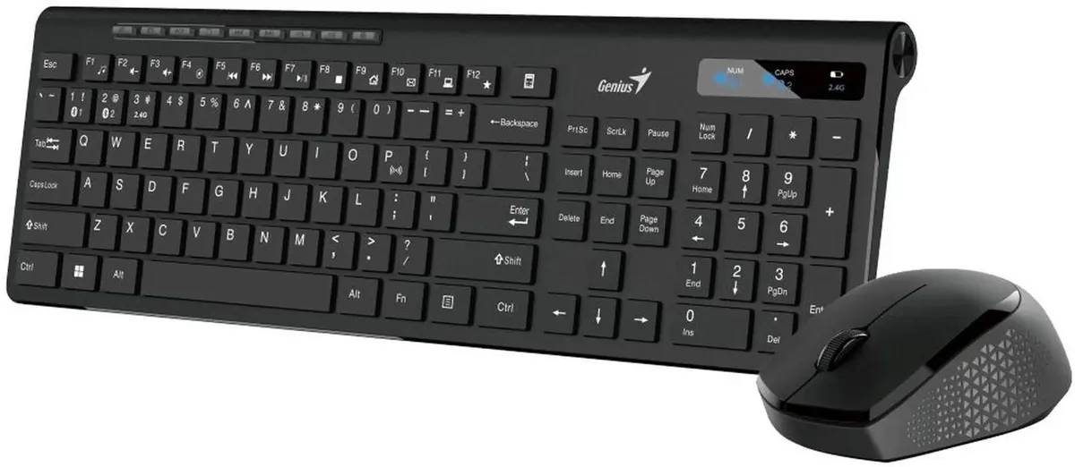 картинка Комплект беспроводной Genius Smart KM-8230 BLACK, USB (31340015408) от магазина КомпьютерЦентр