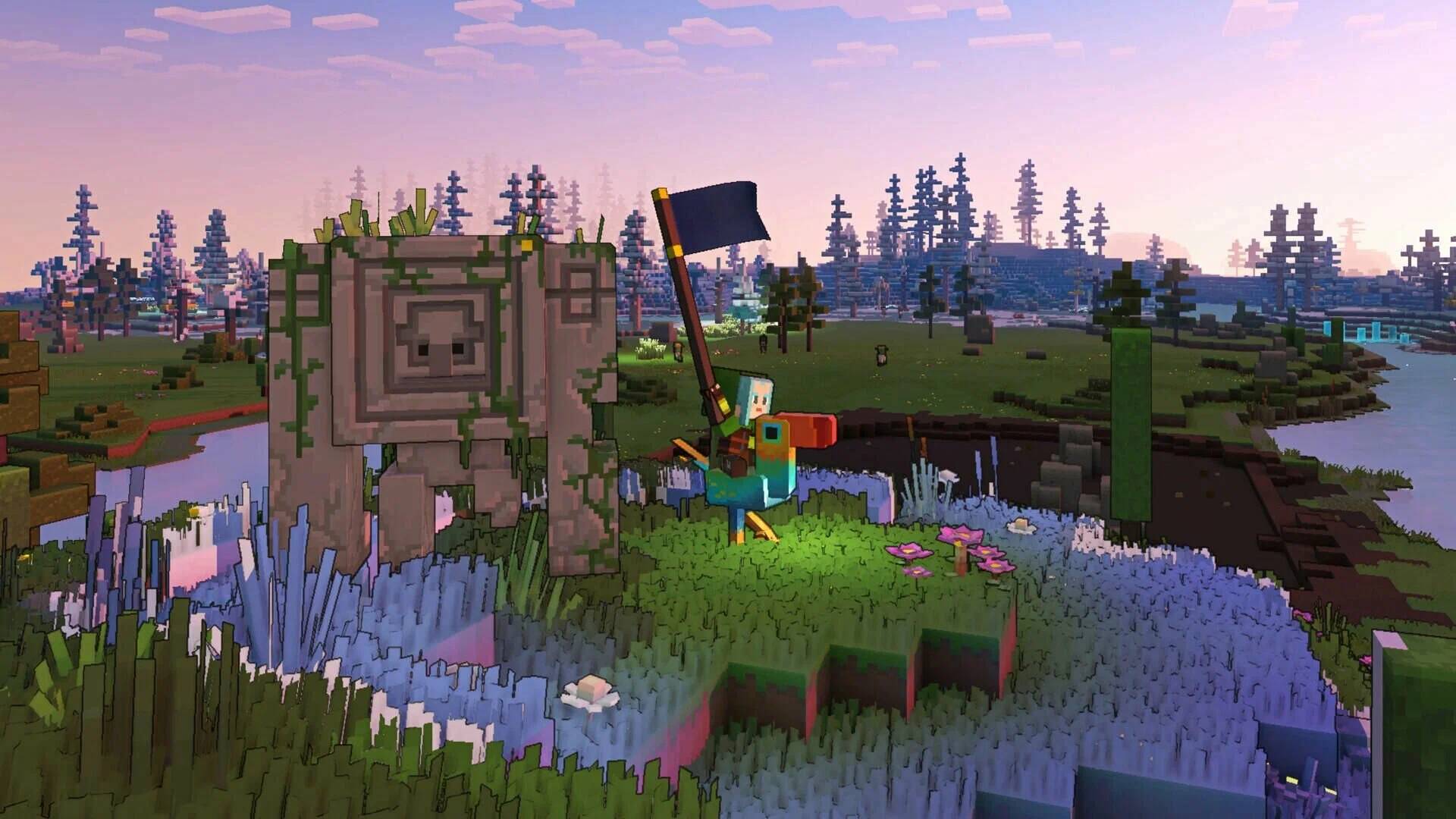 картинка Игра Minecraft Legends Deluxe (Nintendo Switch, Русская версия) от магазина КомпьютерЦентр
