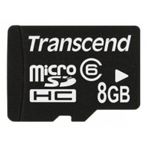 картинка Карта памяти Transcend microSDHC 8Gb (TS8GUSDC6) от магазина КомпьютерЦентр