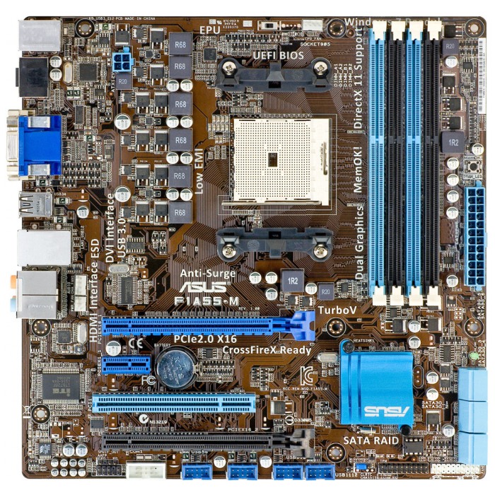 картинка Материнская плата Asus F1A55-M (F1A55-M) от магазина КомпьютерЦентр
