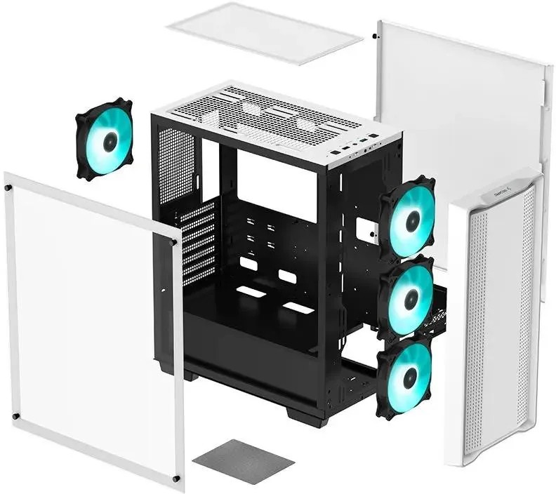 картинка Корпус Deepcool CC560 V2 White, без БП, ATX (R-CC560-WHGAA4-G-2) от магазина КомпьютерЦентр