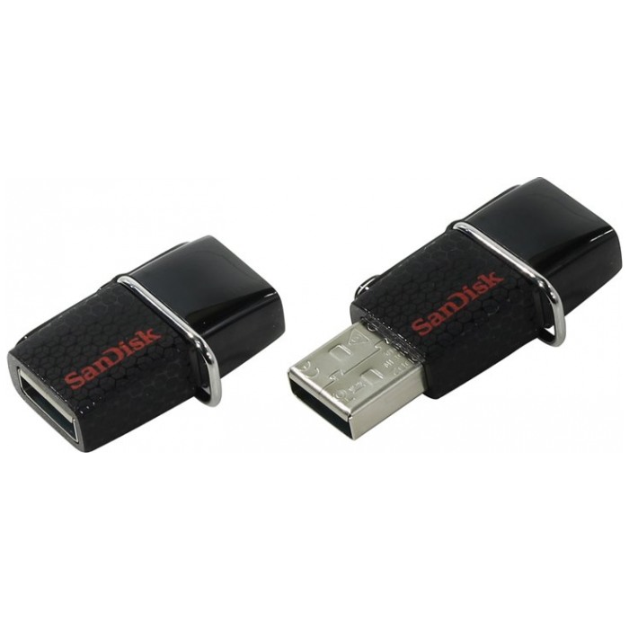 картинка Флешка USB SanDisk 16Gb Ultra Dual Black USB 3.0 (SDDD2-016G-GAM46) от магазина КомпьютерЦентр