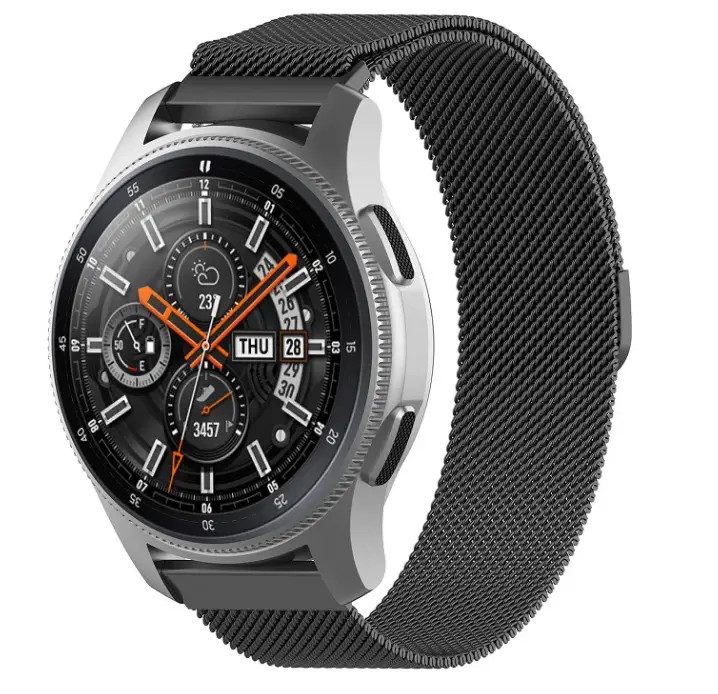картинка Ремешок Samsung Galaxy Watch (20mm) Milanese Loop Metal Black от магазина КомпьютерЦентр