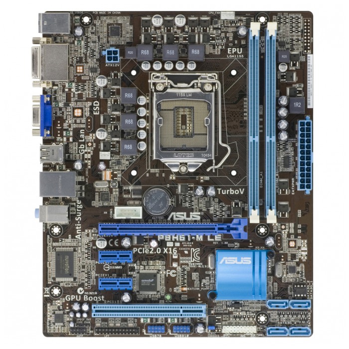 картинка Материнская плата Asus P8H61-M LE/USB3 (Rev 3.0) (P8H61-M LE/USB3) от магазина КомпьютерЦентр